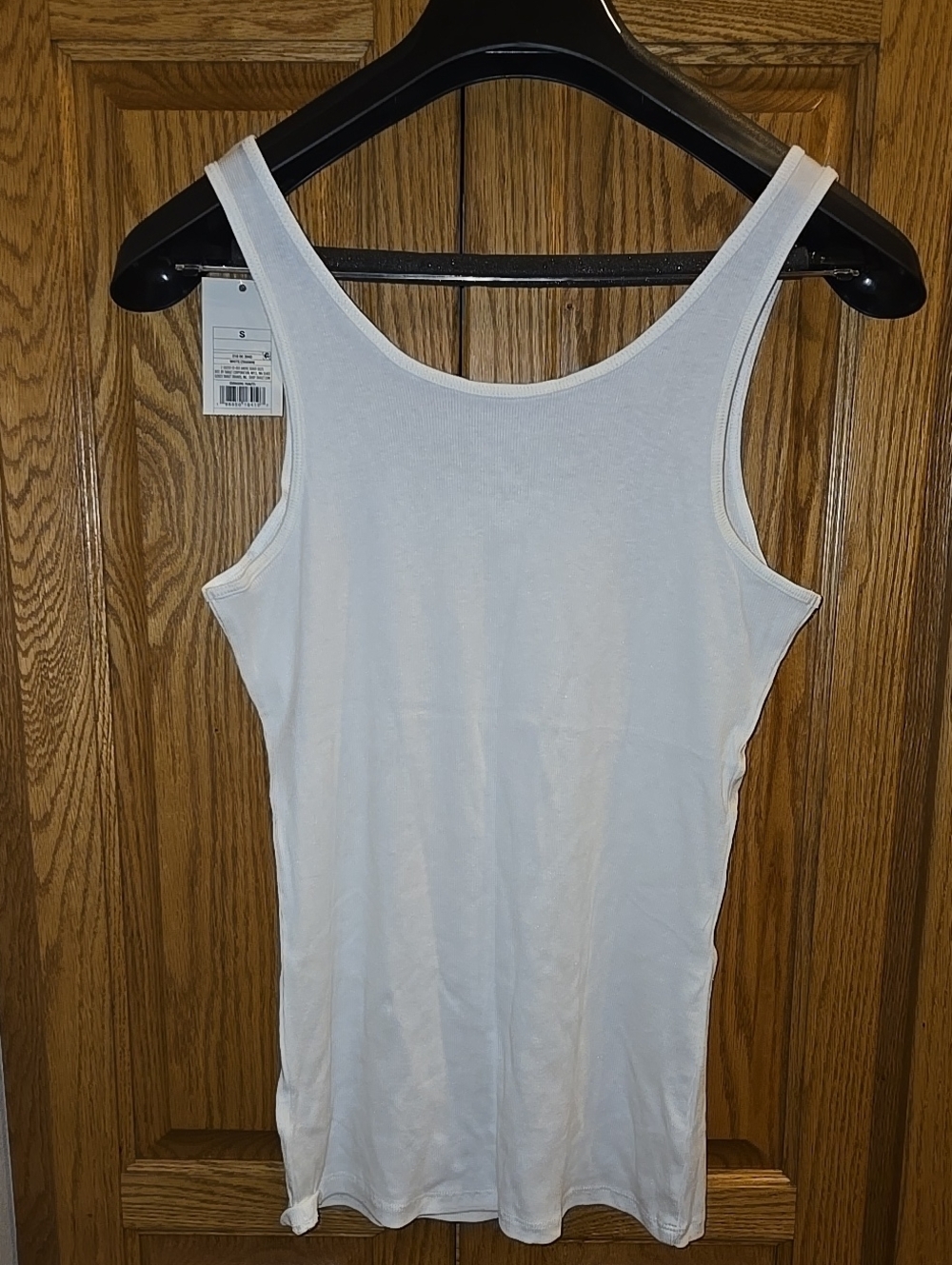 a new day White Ribbed Scoop Neck Tank Top Shirt Small New Target - Picture 12 of 14